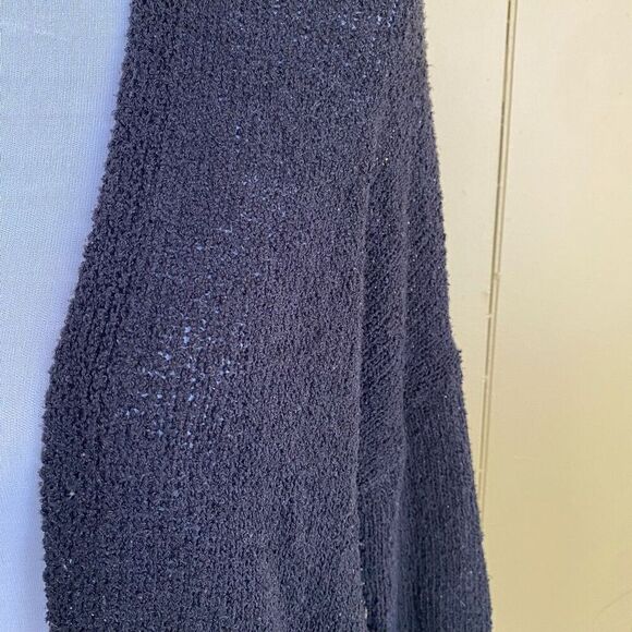 Mossimo women S open front loose knit cardigan black - Picture 2 of 9